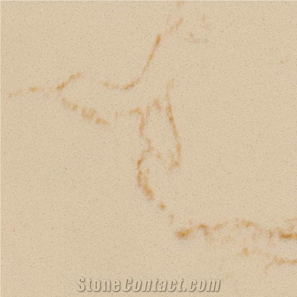 Tuscany Cream Quartz Stone Slab