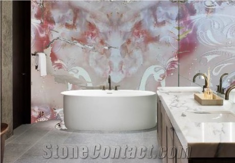 Zhong De Peacock Quartz Slab