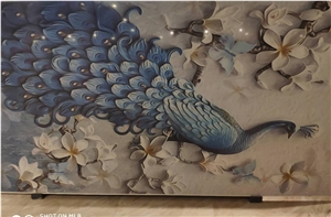 Zhong De Peacock Quartz Slab