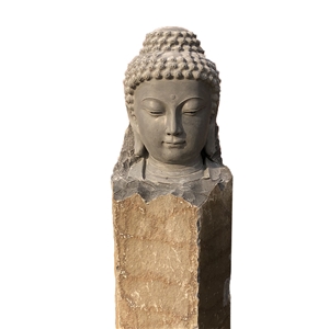 H100cm Landscaping Garden Stone Basalt Sculpture