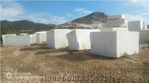 Sivec Yugoslavia White Marble Blocks