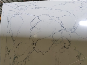 Artificial Calacatta Cararra White Marble Factory Low Price