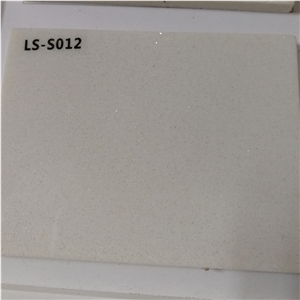 Pure White Engineered Marble for Vanity Top Bathroom