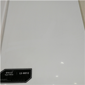 Super White Engineered Marble Wall Tile