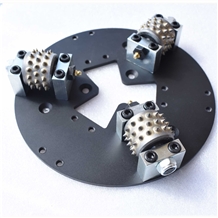 Htc 270mm Bush Hammering Roller Plate with 3 Rollers