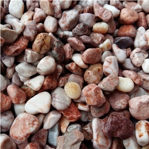 Tumbled Pink Pebble Stone from Vietnam Shc Group