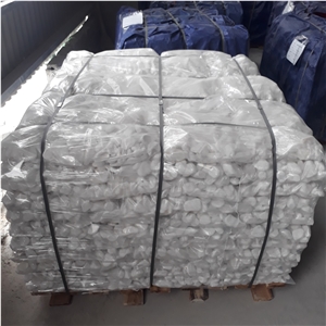 Tumbled Snow White Pebble Stone 40-60mm