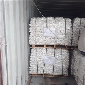 Tumbled Snow White Pebble Stone 40-60mm