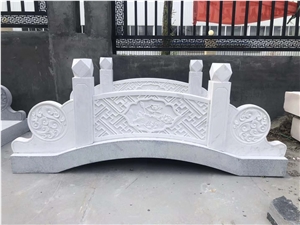 Natural White Marble Stone Carving Arch Bridge