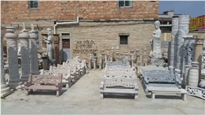 Street Back Rest Chair Side Chairs Long Bench