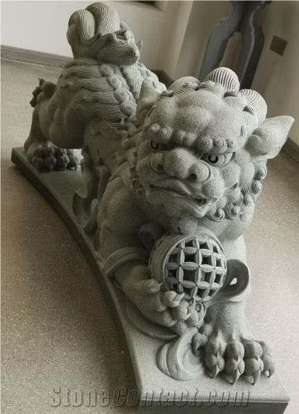 Well Made Granite Guard Animal Stone Carved Statue