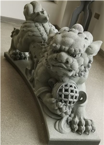 Well Made Granite Guard Animal Stone Carved Statue