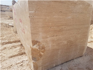 Beige Travertine (Vein Cut and Cross Cut) Slabs