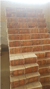 Orange Guillotine Wall Cladding Panels