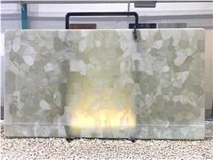 Persian White Green Onyx Tiles & Slabs