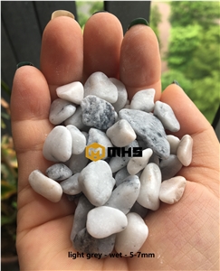 Light Grey Tumbled Pebble Stone for Garden