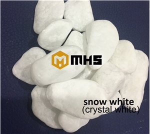 Viet Nam White Tumbled Pebble Stone