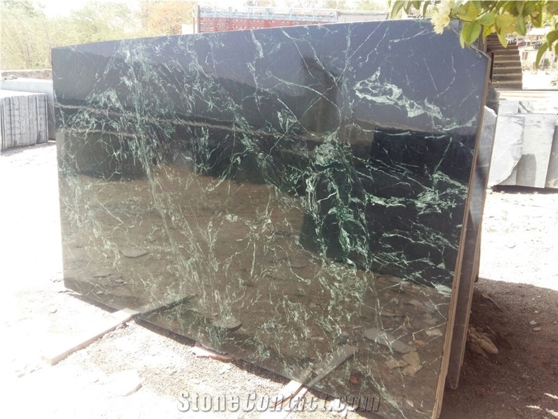 Spider Green Marble Tiles