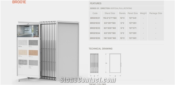 Stone and Ceramic Tile Display Stand