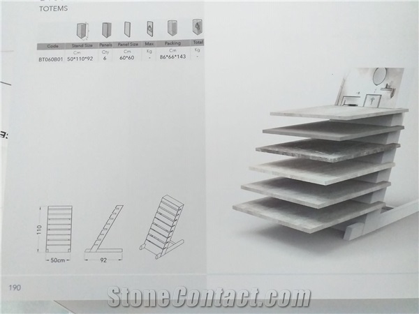 Stone and Ceramic Tile Display Stand