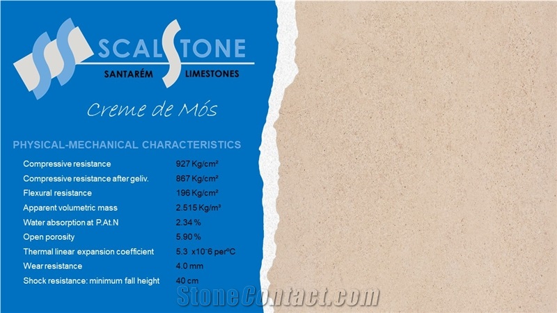 Creme De Mos Limestone Blocks, Branco De Mos Blocks