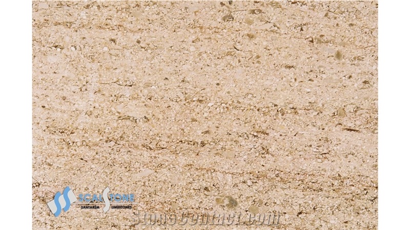 Moca Creme Gross Grain Limestone Tiles & Slab, Moca Creme Grao Grosso Limestone