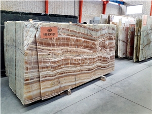 Brown Onyx Slabs