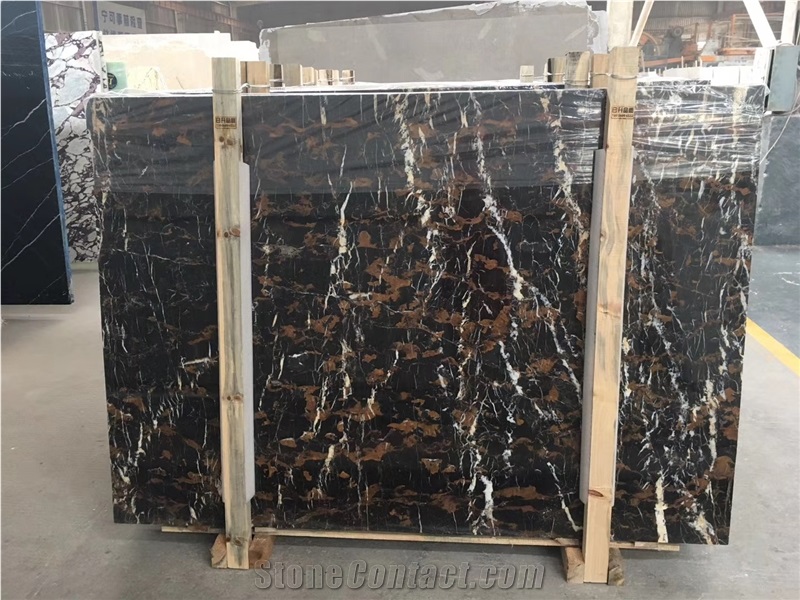 Afghan Nero Portoro Marble,Dehnow Marble
