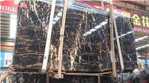 Afghan Nero Portoro Marble,Dehnow Marble