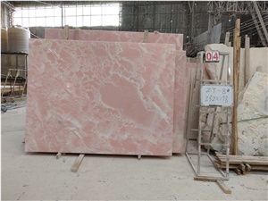 Afghan Pink Onyx Slab and Tile