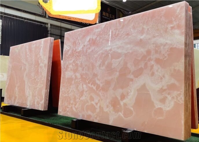 Afghan Pink Onyx Slab