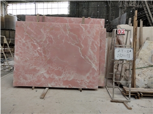 Afghan Pink Onyx Slab