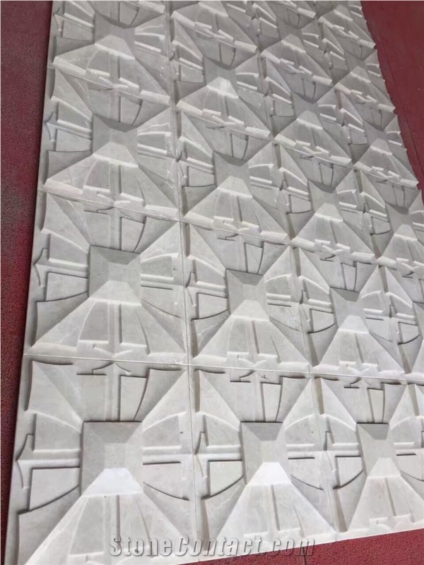 Beige Marble Stone Relief/Curving/Engraving