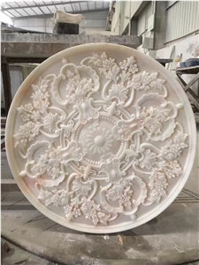 Beige Marble Stone Relief/Curving/Engraving
