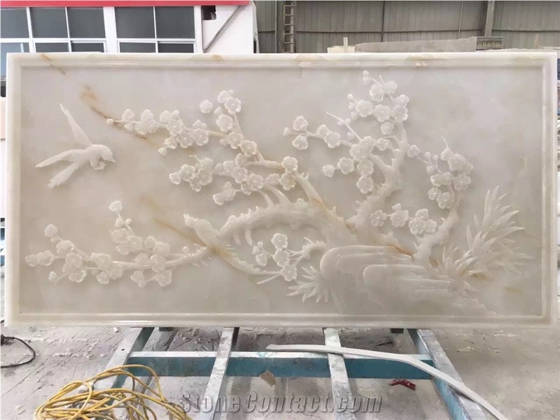 Beige Marble Stone Relief/Curving/Engraving
