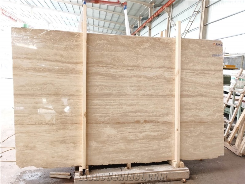 Beige Travertine for External Wall Tile