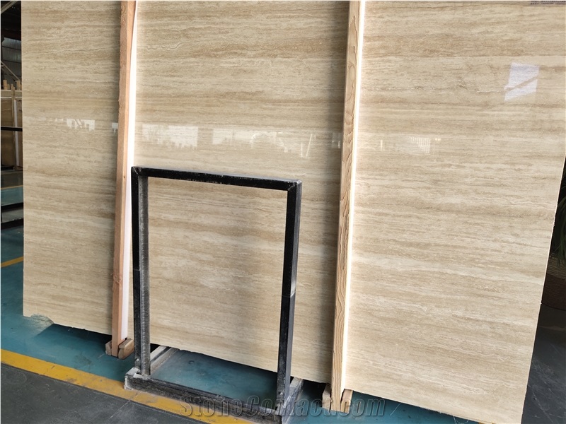 Beige Travertine for External Wall Tile