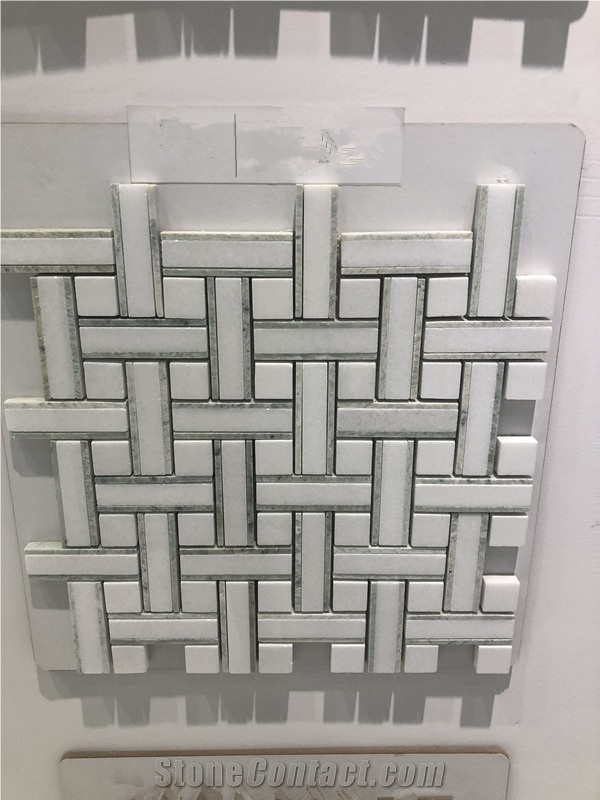 Carrara White Marble Hexagon Mosaic for Floor Tile