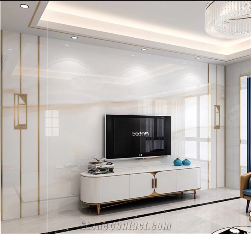 Golden Jazz White Marble for Walling Tile