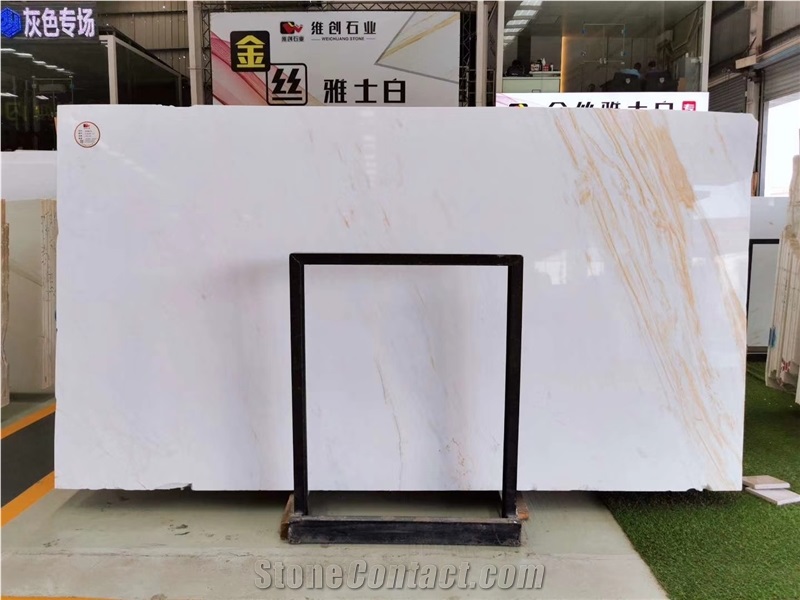 Golden Jazz White Marble for Walling Tile