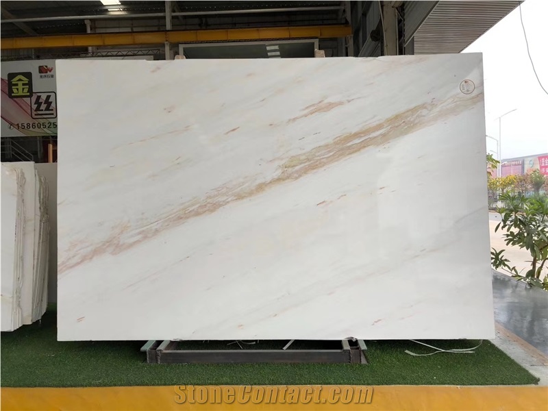 Golden Jazz White Marble for Walling Tile