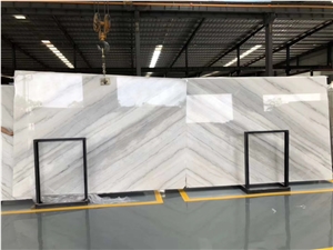 Guangxi White Marble for Floor Covering