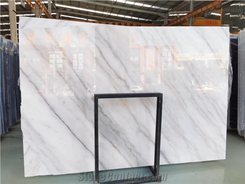 Guangxi White Marble for Floor Covering