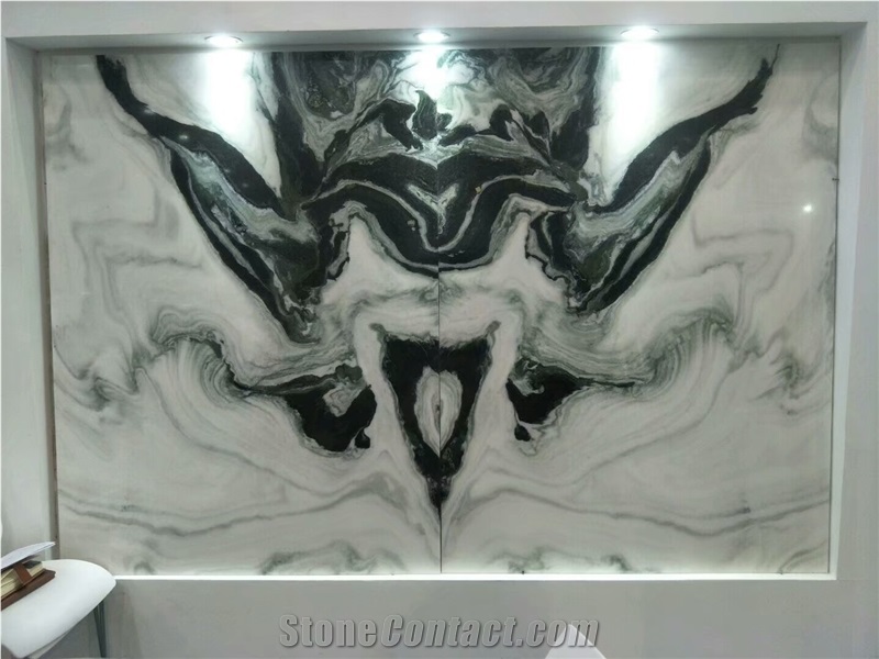Panda White Marble for Wall and Floor Covering