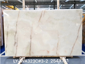 Red Spider Marble,White Jade Red Line Marble Slab