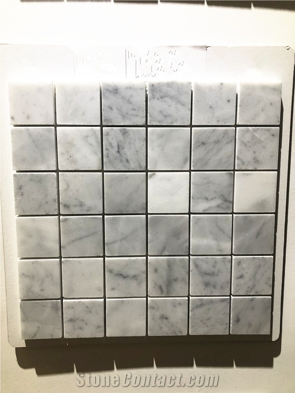 White Crystal Marble Stone Mosaic for Floor Tile