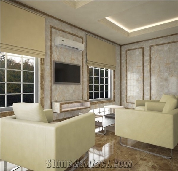 Nano Marble, Artificial Ebruli Marble