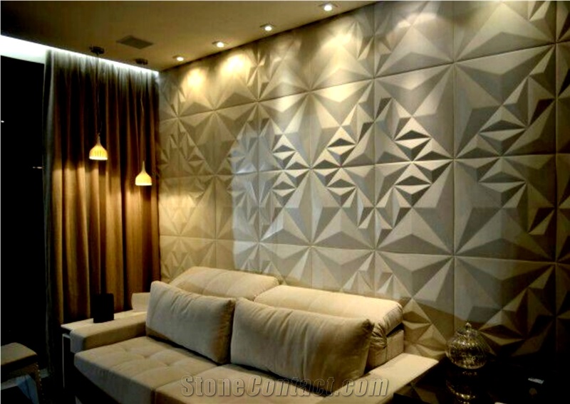 New Gohare Beige Limestone 3d Wall Panels
