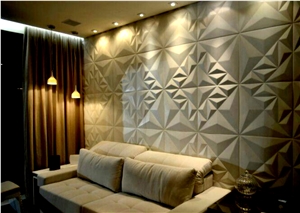 New Gohare Beige Limestone 3d Wall Panels