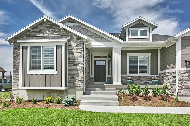 Cultured Stone Country Ledgestone in Echo Ridge